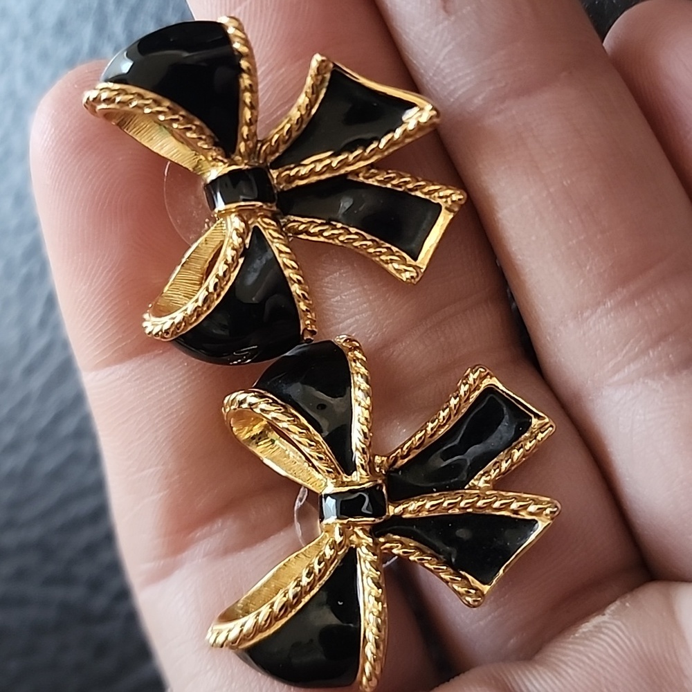 Vtg Kenneth Jay Lane For Avon Earrings - image 4